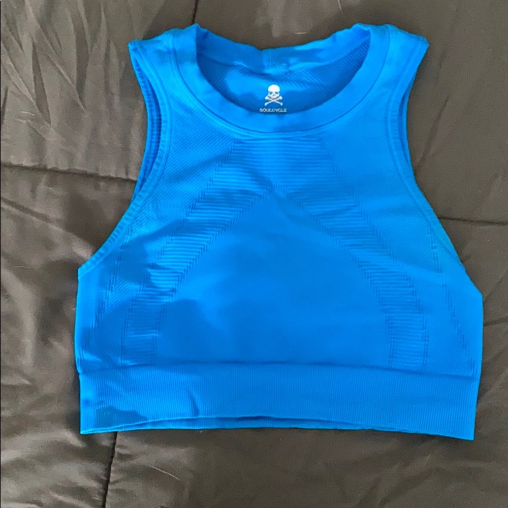 Soulcycle x NUX crop top sports bra